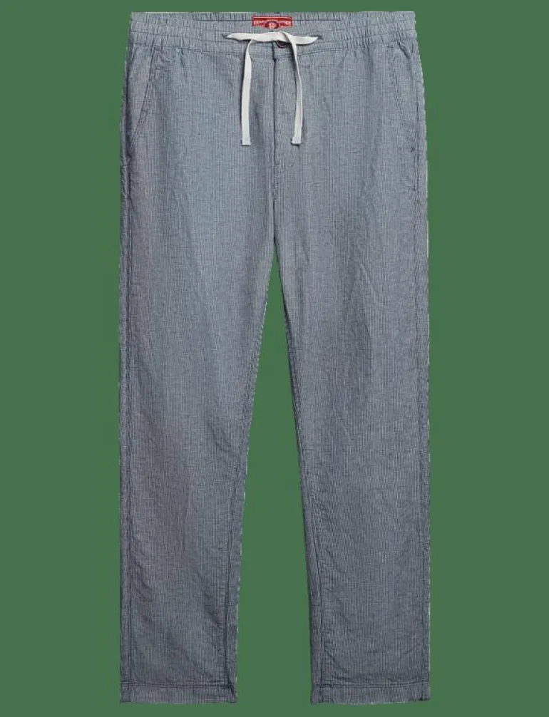 MERCHANT LINEN PANT - Linnebyxor