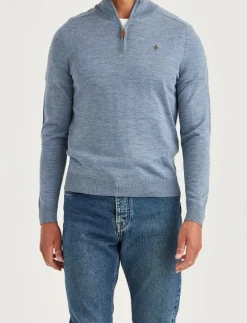 Merino John Zip - Stickat