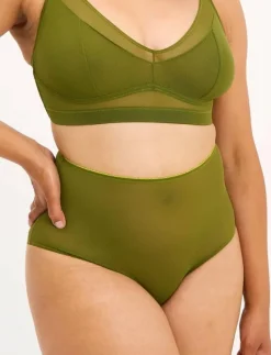 Mesh Highwaist Briefs - Trosor