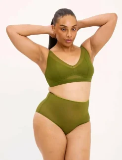 Mesh Highwaist Briefs - Trosor