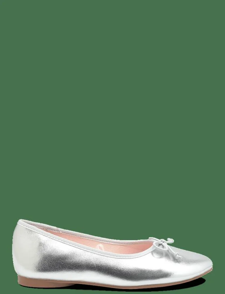 Metallic ballet flats with bow - Ballerinaskor & Slip-ons