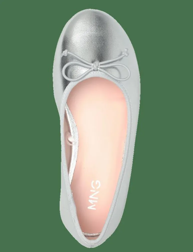 Metallic ballet flats with bow - Ballerinaskor & Slip-ons