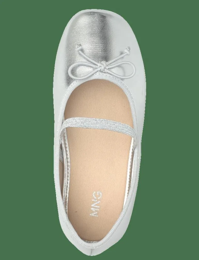 Metallic ballet flats with bow - Ballerinaskor & Slip-ons
