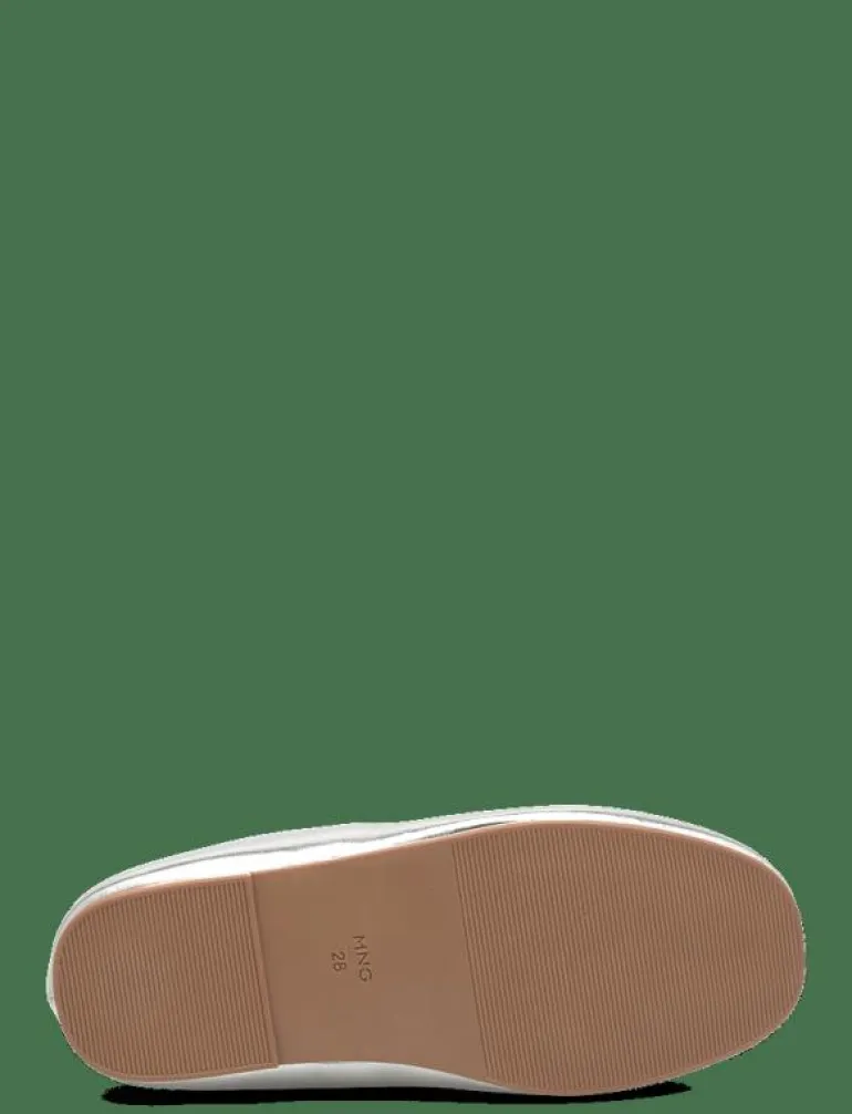 Metallic ballet flats with bow - Ballerinaskor & Slip-ons