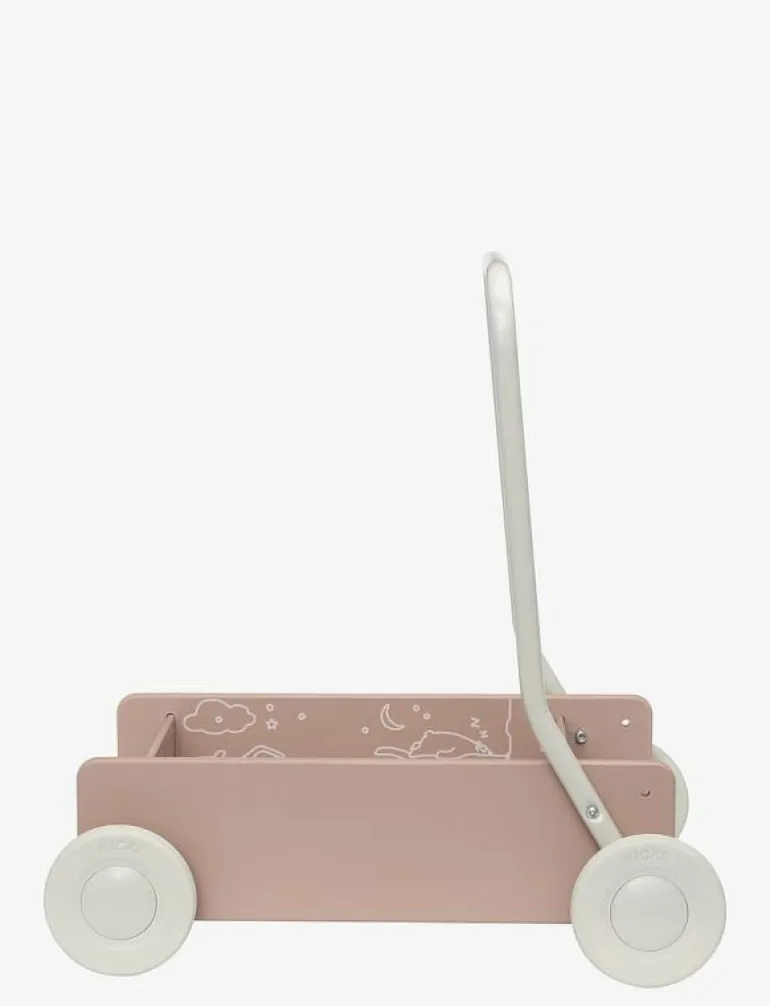 MICKI LÄRA GÅ VAGN ROSA - Babyleksak