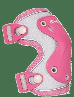 Micro - Knee and Elbow Protective Pads - Reflective Pink S - Hjälm och Skydd
