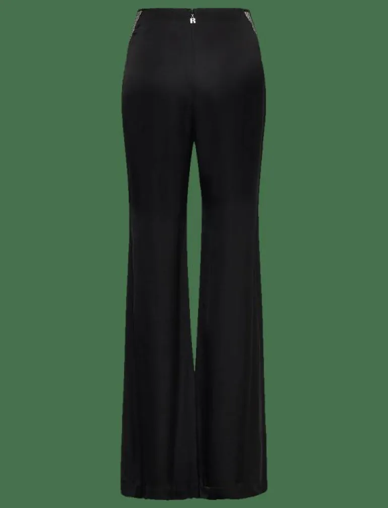 MID WAIST FLARED PANTS - Utsvängda byxor