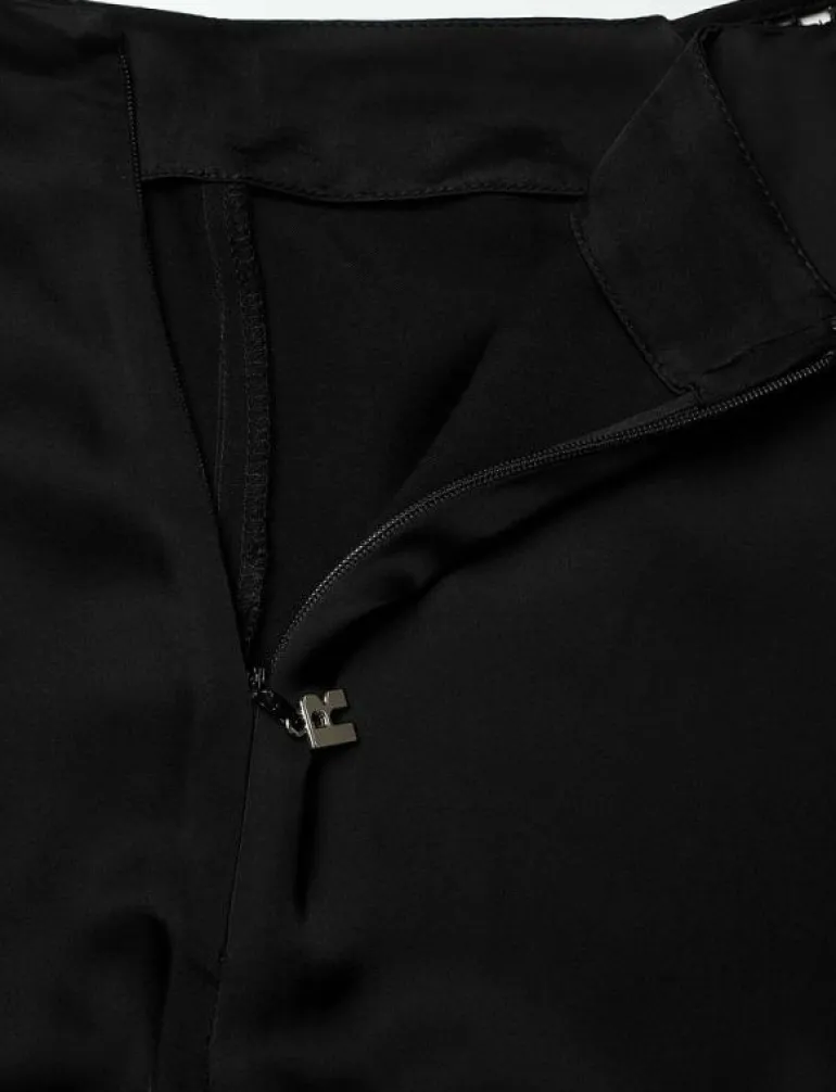 MID WAIST FLARED PANTS - Utsvängda byxor