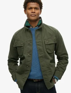 MILITARY OVERSHIRT JACKET - Tunna jackor