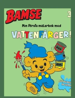 MIN FÖRSTA MÅLARBOK BAMSE MED VATTENFÄRGER - Målar- & pysselböcker