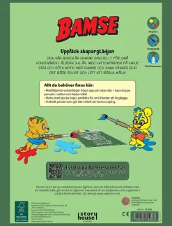 MIN FÖRSTA MÅLARBOK BAMSE MED VATTENFÄRGER - Målar- & pysselböcker