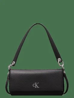 MINIMAL MONOGRAM SHOULDER POUCH - Axelremsväskor