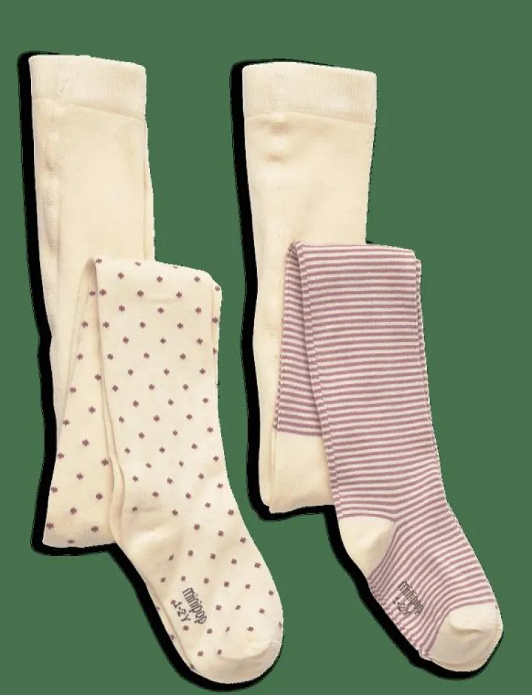 MiniPop® Bamboo Tights 2 pack - Strumpbyxa