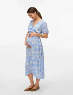 MLALIKA TESS S/S WO MIDI DRESS - T-shirtklänningar