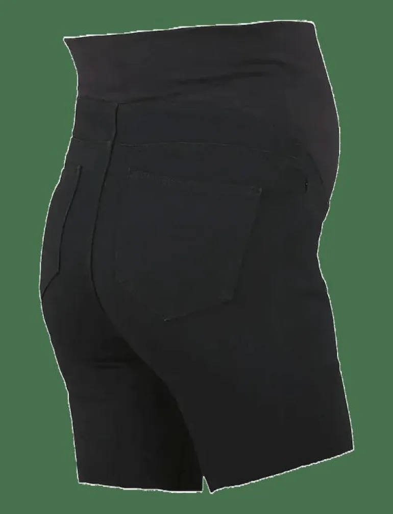 MLAMY SKINNY BLACK SHORTS V. - Jeansshorts