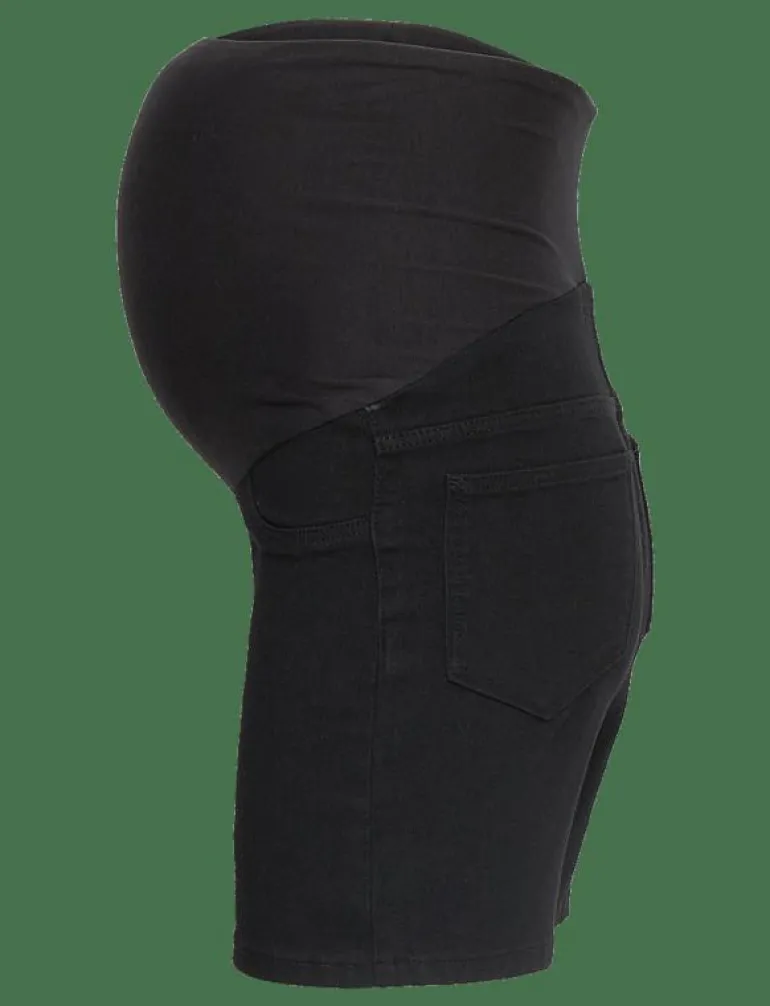 MLAMY SKINNY BLACK SHORTS V. - Jeansshorts