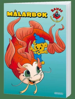 MÅLARBOK BAMSE OCH HAVETS HEMLIGHET - Målar- & pysselböcker