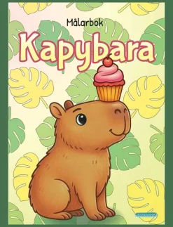 MÅLARBOK KAPYBARAS - Målar- & pysselböcker