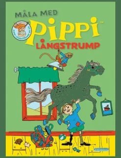 MÅLARBOK MÅLA MED PIPPI LÅNGSTRUMP - Saga