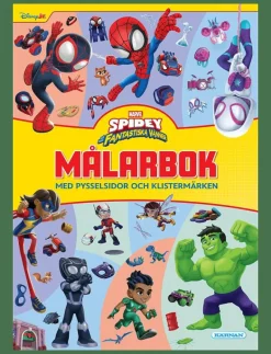 MÅLARBOK SPIDEY OCH HANS FANTASTISKA VÄNNER - Målar- & pysselböcker