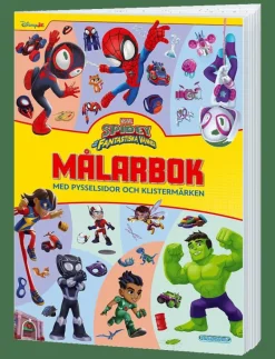 MÅLARBOK SPIDEY OCH HANS FANTASTISKA VÄNNER - Målar- & pysselböcker