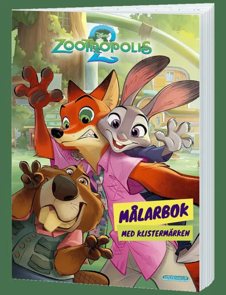 MÅLARBOK ZOOTROPOLIS 2 - Målar- & pysselböcker