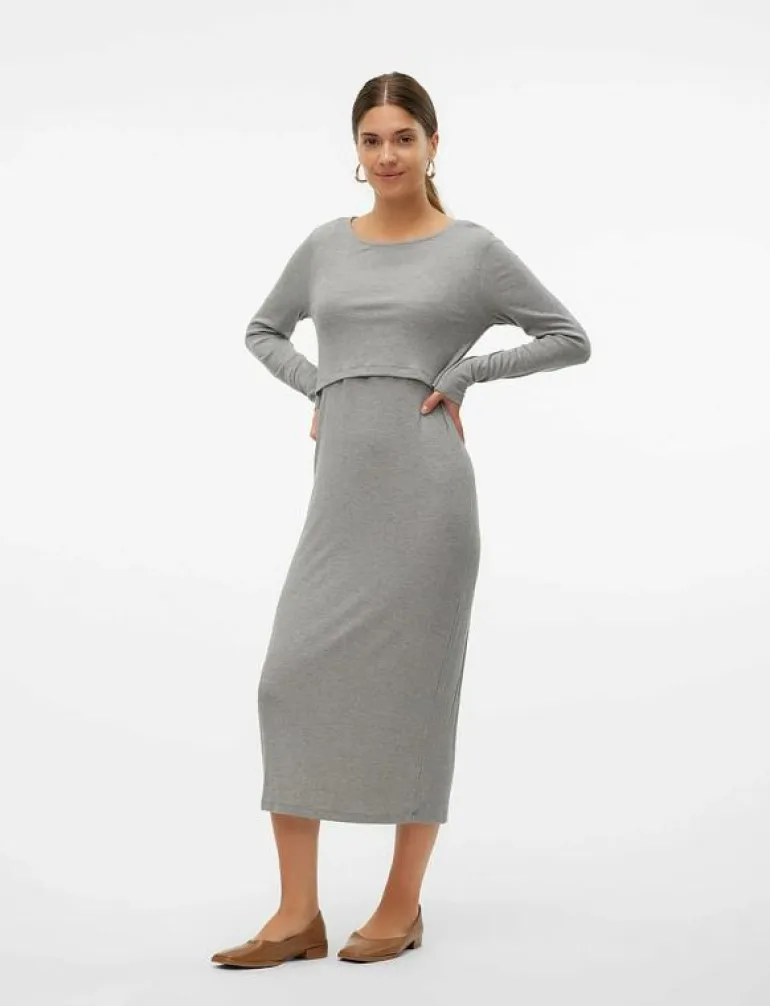 MLBRYNNA JUNE LS JRS MIDI DRESS 2F NOOS - Fodralklänningar