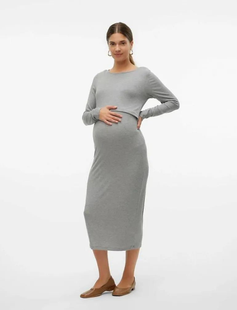 MLBRYNNA JUNE LS JRS MIDI DRESS 2F NOOS - Fodralklänningar