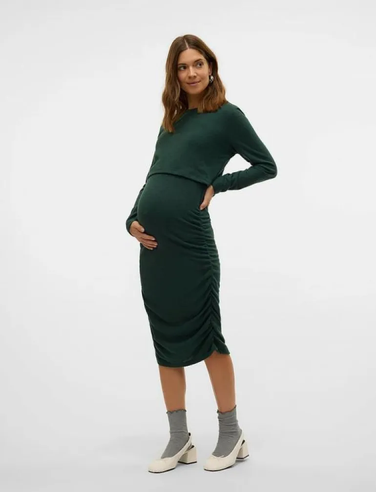 MLMAJA JUNE LS JRS MIDI DRESS - Midiklänningar