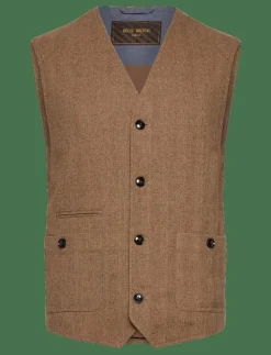 MMGConor Herringbone Waistcoat - Västar