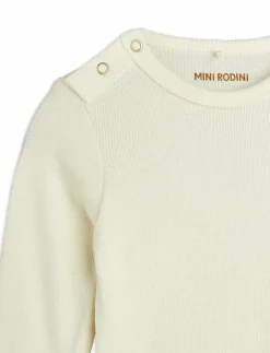 Modal rib ls body - Långärmad body