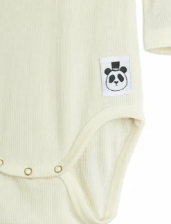 Modal rib ls body - Långärmad body