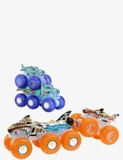 Monster Trucks Power Smashers Toy Truck & Big Rig Multipack (4 Toy Trucks) - Lastbilar