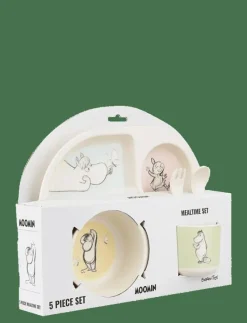 Moomin Mealtime Set with a 4 Room plate - Matdags