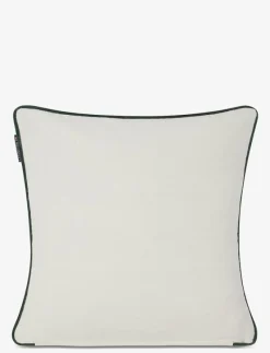 Mountain Logo Recycled Cotton Canvas Pillow Cover - Kuddfodral