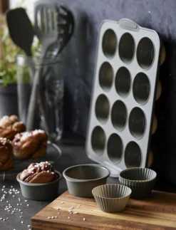 Muffinsform till 12 st Pecan - Ugnsformar