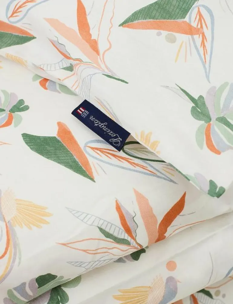 Multi Color Printed Cotton Sateen Duvet Cover - Påslakan