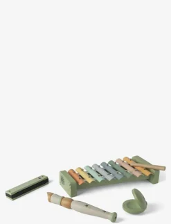 MULTI MUSIC SET WOODEN IN GIFT BOX 5 PARTS - Musikinstrument