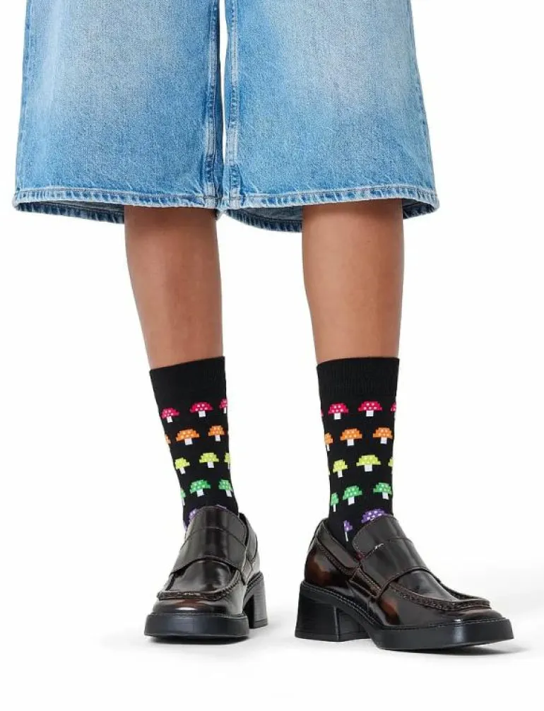 Mushroom Stripe Sock - Sockor