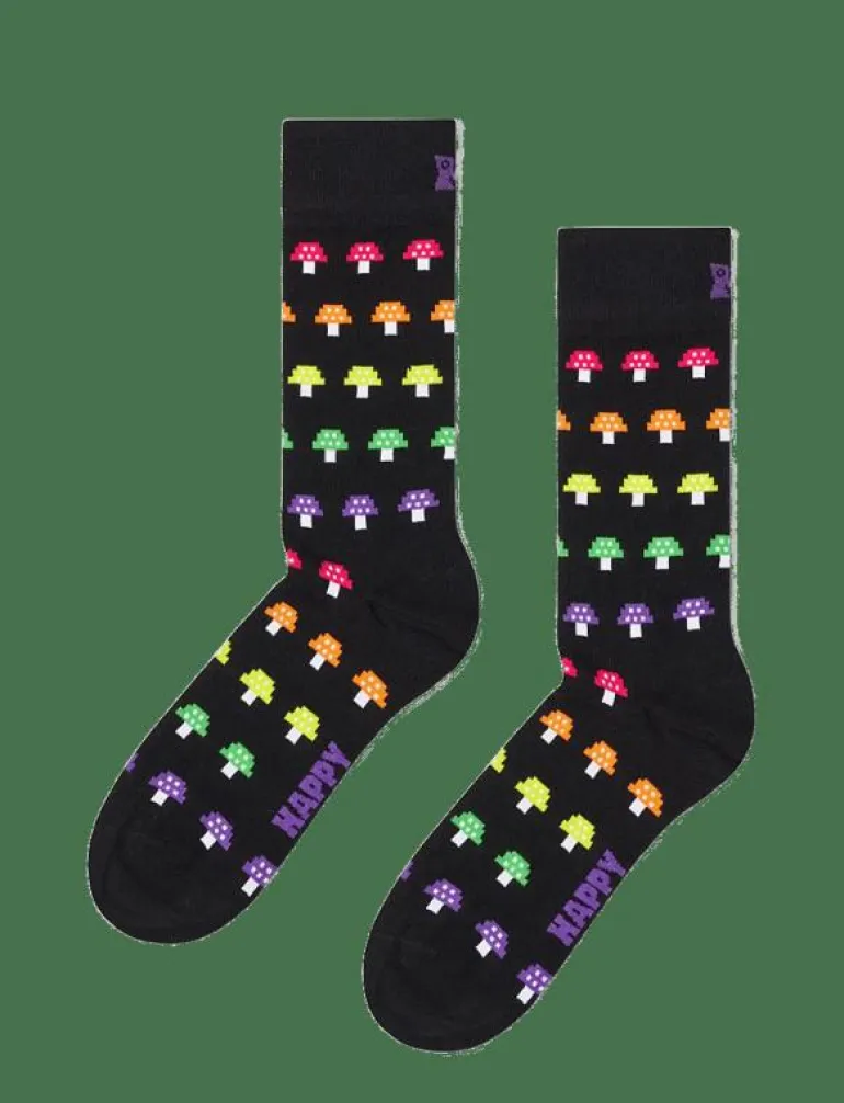 Mushroom Stripe Sock - Sockor