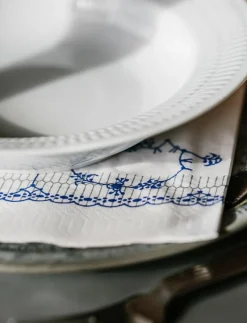 Musselmalet Lunch Napkins, 40x40, 20 pce - Servetter