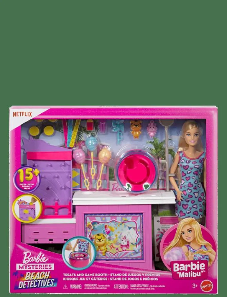 Mysteries: Beach Detectives Malibu Doll, Cotton Candy Game Playset & Accessories - Lekset