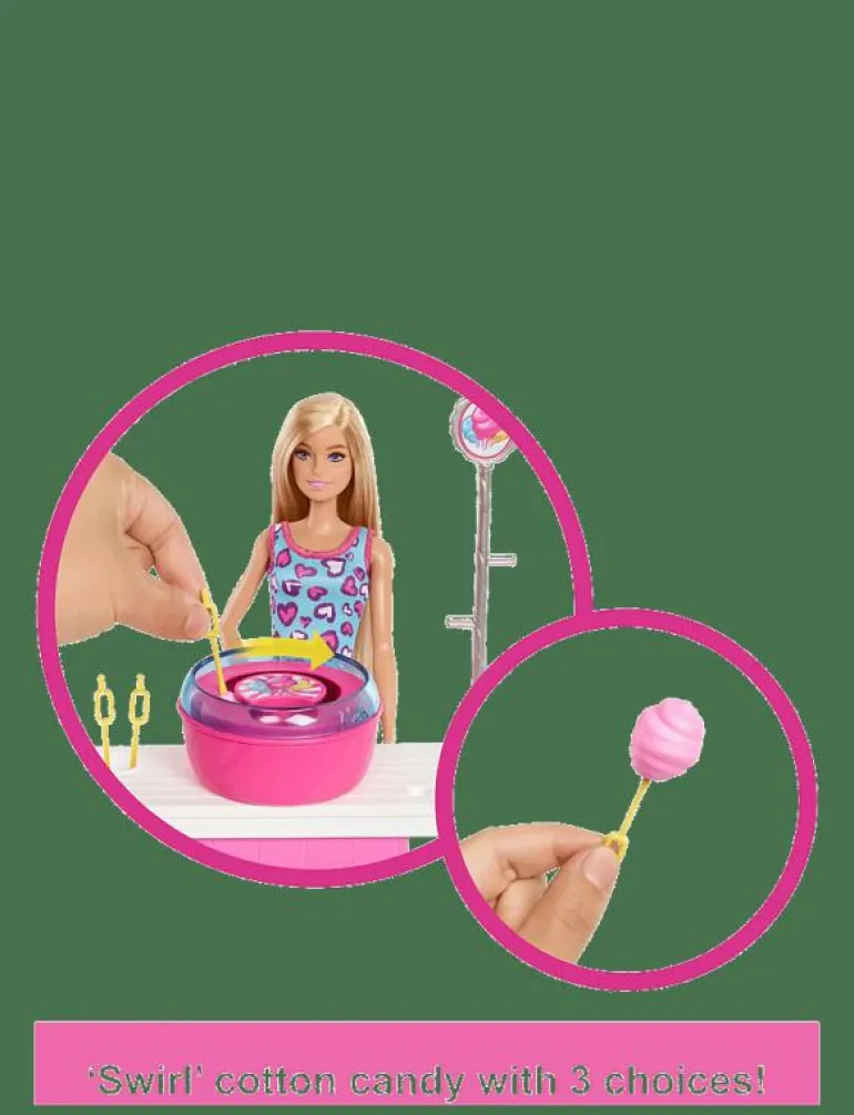 Mysteries: Beach Detectives Malibu Doll, Cotton Candy Game Playset & Accessories - Lekset