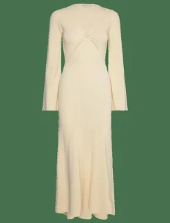 Nadia ring front knitted midi dress - Midiklänningar