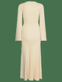 Nadia ring front knitted midi dress - Midiklänningar
