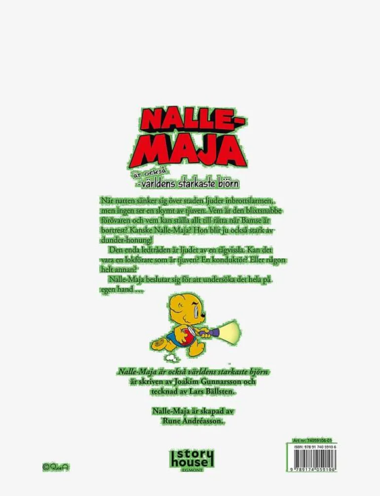 NALLE-MAJA ÄR OCKSÅ VÄRLDENS STARKASTE BJÖRN - Saga