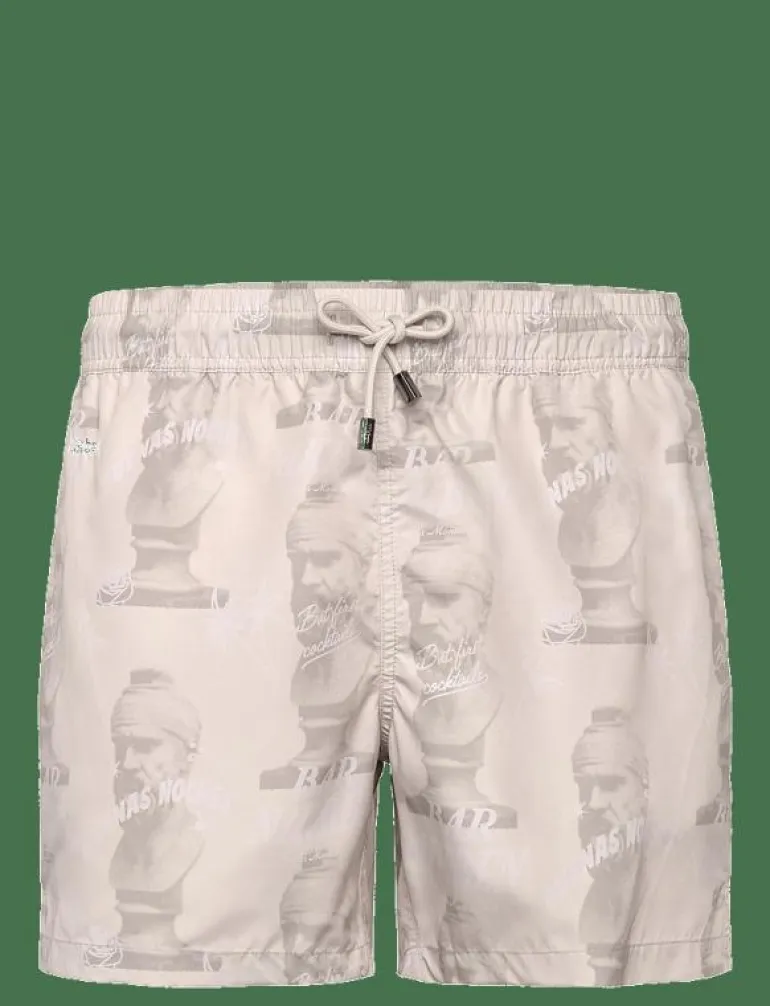 NB BAR NIKBEN SWIMTRUNKS SAND - Badbyxor