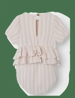 NBFFEMKE SS LOOSE SUIT LIL - Kortärmad body