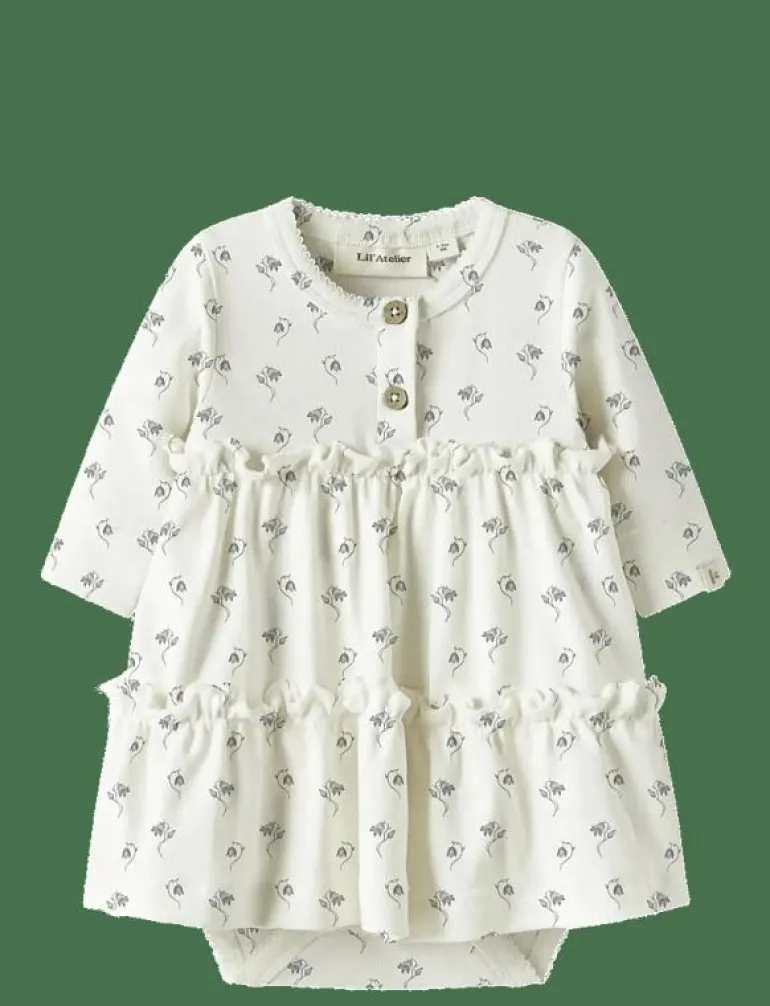 NBFGAYO SUM LS BODY DRESS LIL - Långärmade babyklänningar