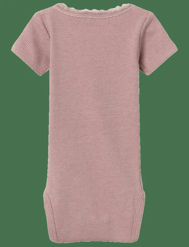 NBFKAB SS BODY NOOS - Kortärmad body